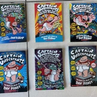 Captain Underpants 6 Book collection