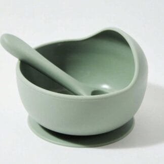 Silicone Bowl with Silicone Spoon